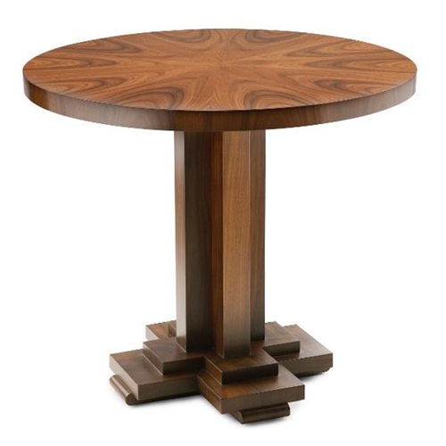 茶餐厅新中式实木古典小圆桌